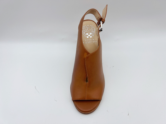 Tan High Heel Open Toe Sandals #6 - #11 Genuine Leather Womens Sandals SGS