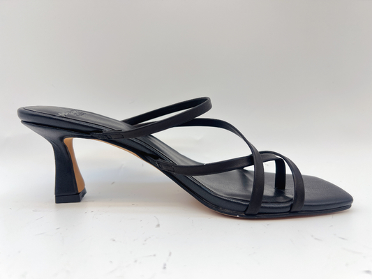Summer Soft Ladies Slippers Black Womens Open Toe Low Heel Shoes