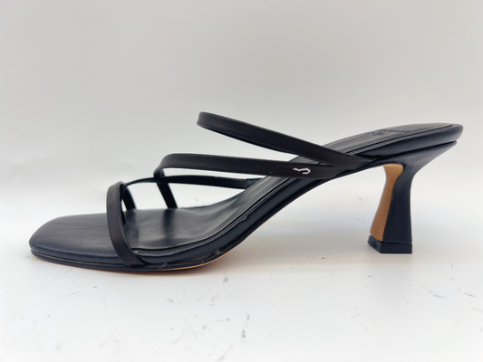 Summer Soft Ladies Slippers Black Womens Open Toe Low Heel Shoes