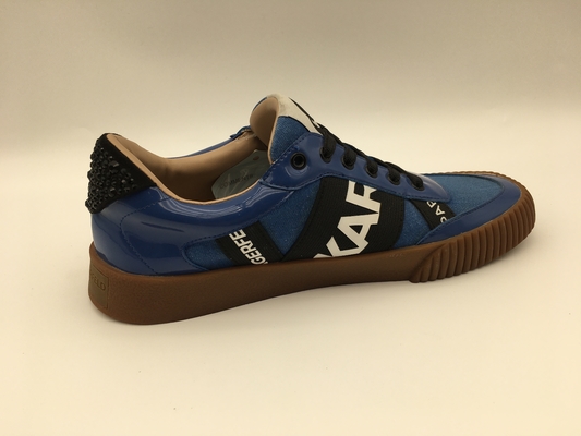 Navy Non Slip Womens Leisure Shoes One Unit TPR Outsole With Pusable Latex