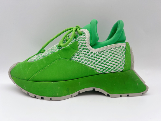 Non Slip Athletic Sports Shoes Casual Green Womens Basketball Shoes