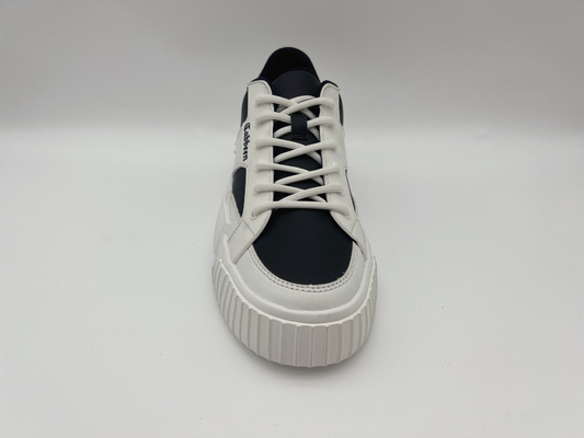 White And Black Leather Hiking Shoes Ladies With Wear Resistant Rubber Sole ROHS