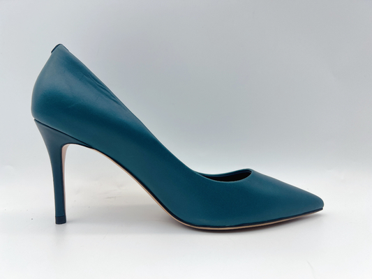 Navy Women Pumps Shoes Pointed Toe Closed Toe With 5cm Stiletto