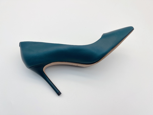 Navy Women Pumps Shoes Pointed Toe Closed Toe With 5cm Stiletto