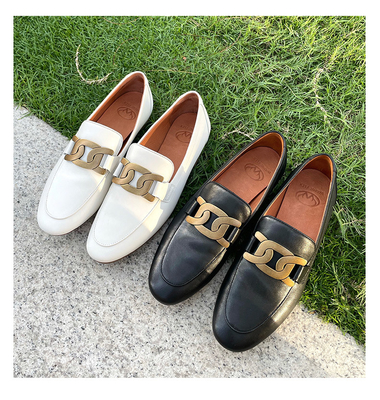 SGS Womens Leisure Shoes Durable Stylish Cow Leather Shoes