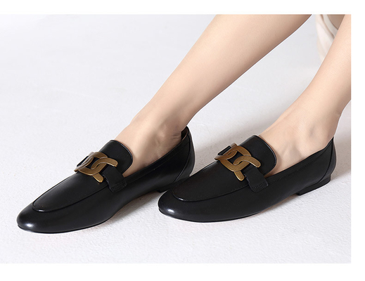 SGS Womens Leisure Shoes Durable Stylish Cow Leather Shoes