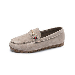 Warm Women's Casual Loafers , Soft Bottom Plus Velvet Flat Shoes New Styles