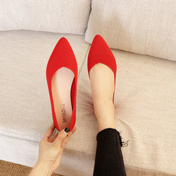 Soft Soled Woven Shoes 2022 Breathable Simple Flat Shoes Women'S New Style