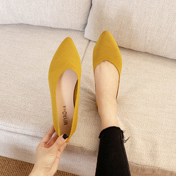 Soft Soled Woven Shoes 2022 Breathable Simple Flat Shoes Women'S New Style