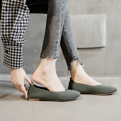 Wholesale Breathable Fashion Low Heel Loafers Women Elegant Flat Dress Shoes For Ladies