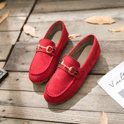 Warm Women's Casual Loafers Soft Bottom Plus Velvet Flat Shoes New Styles