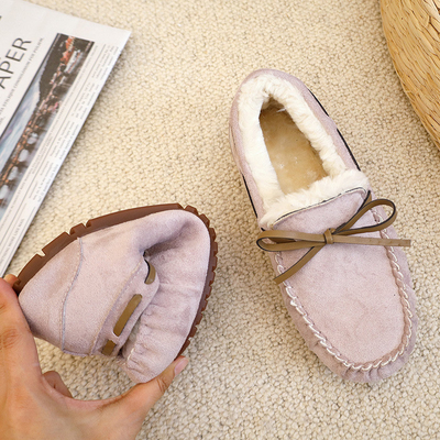 Autumn And Winter Pregnant Plus Size Shoes , Thick Plush Warm Cotton Soft Bottom Shoes