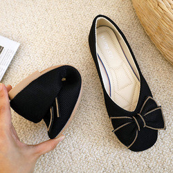 Soft Soled Knitted Casual Walking Shoes , Lightweight Comfortable Flat Sandals