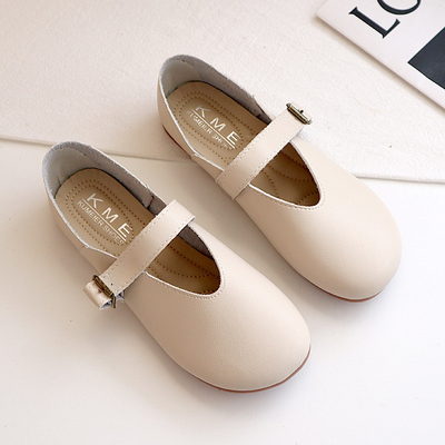 Latest Design Black Children Leather School Shoes , Girl Kids Canvas Shoes